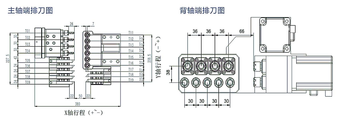 走心机D206D刀具图